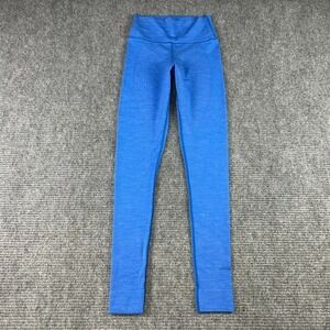 Lululemon Blue High-Waisted Athletic Leggings Womens No‎ Size Tag 22x29